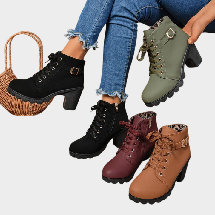 Marcella | Stylish Block Heel Boots