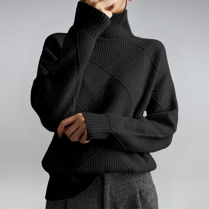 Sophia™ | Luxe Cashmere Turtleneck Sweater