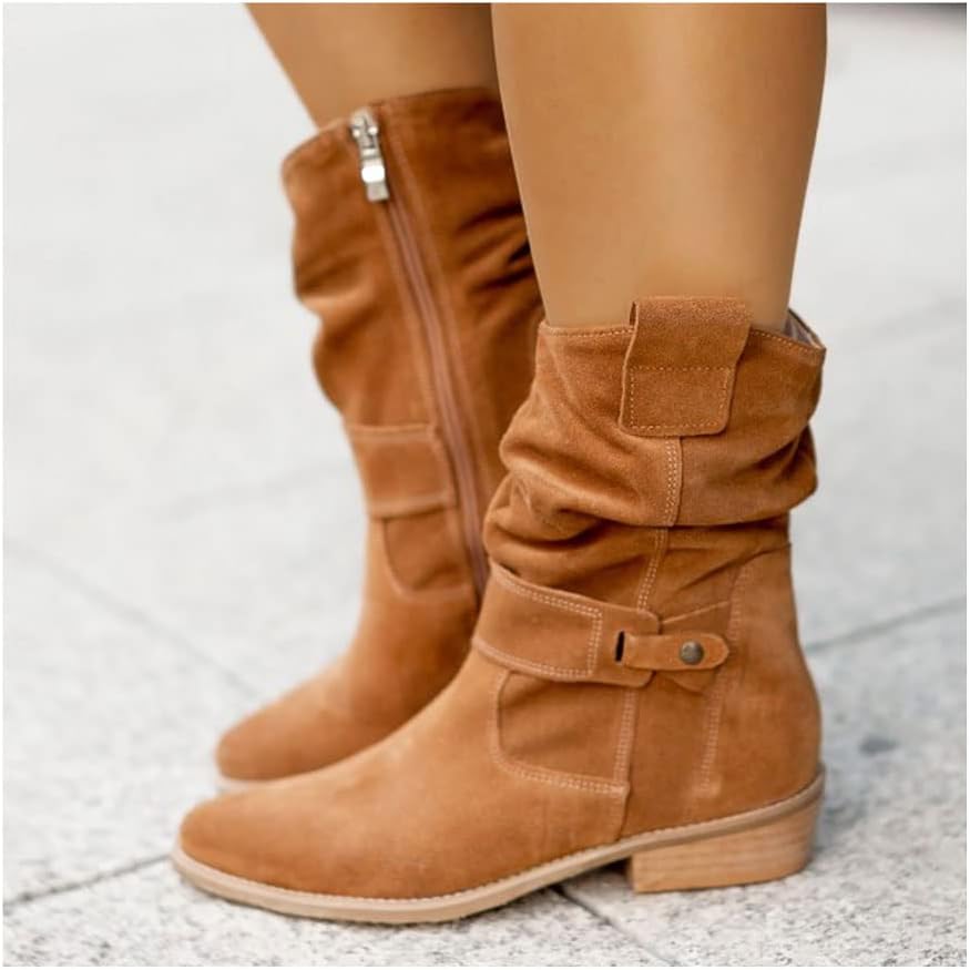 Liliy | Stylish Suede Knee Boots