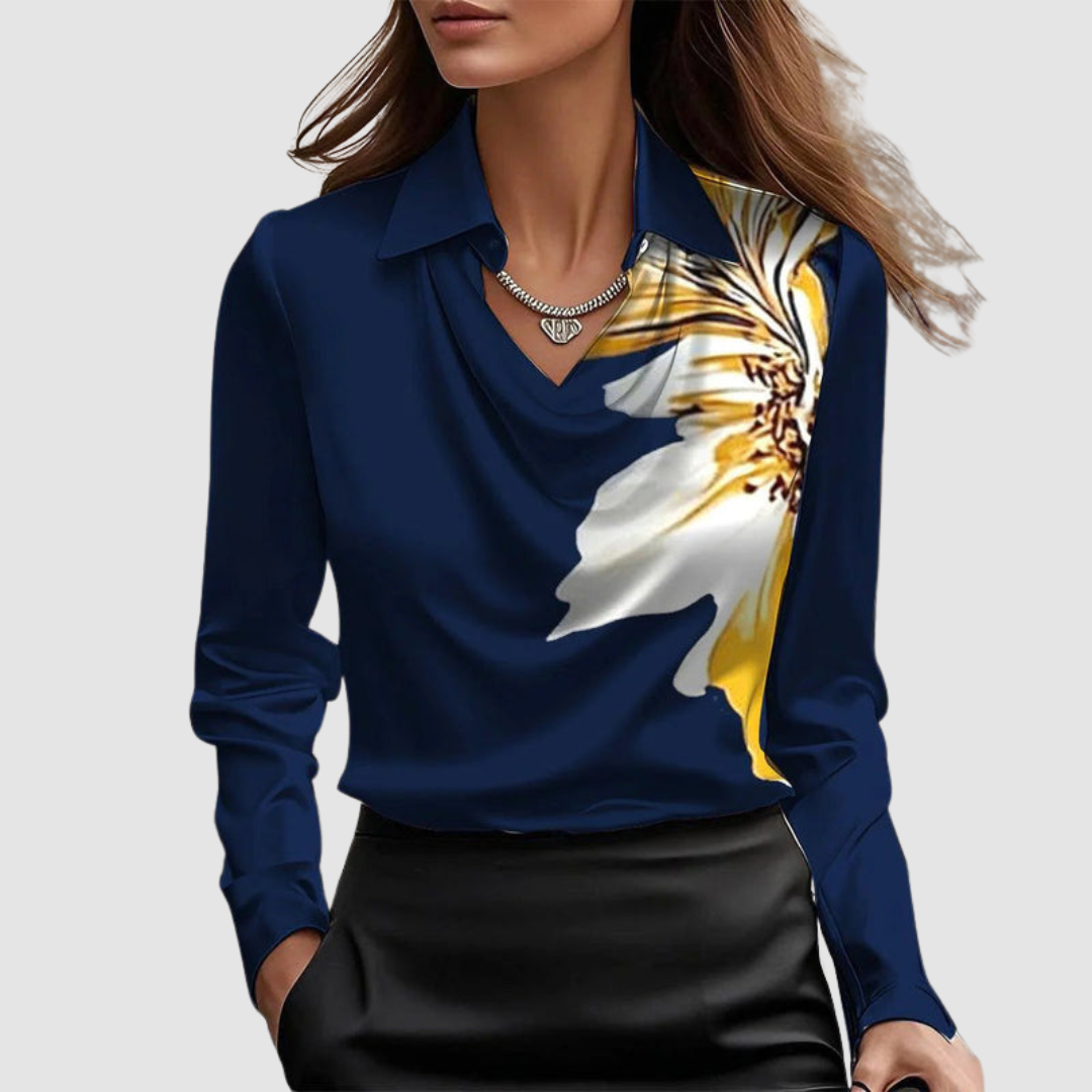 Celestine™ Elegant Satin Blouse