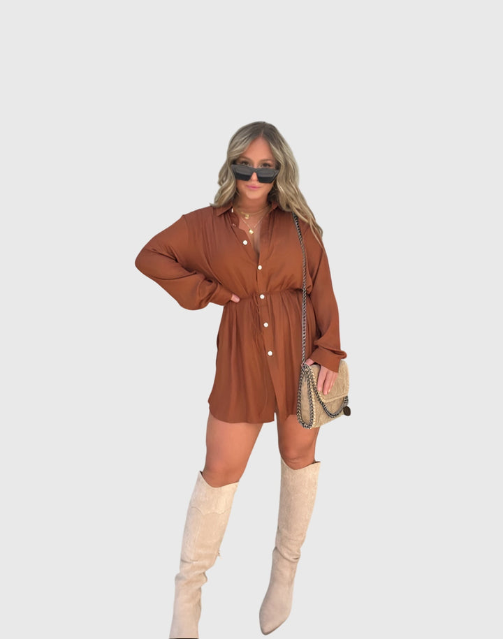 Clara | Elegant Romper Dress
