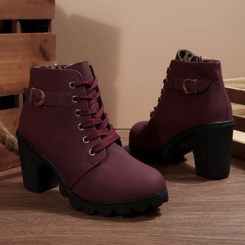 Marcella | Stylish Block Heel Boots