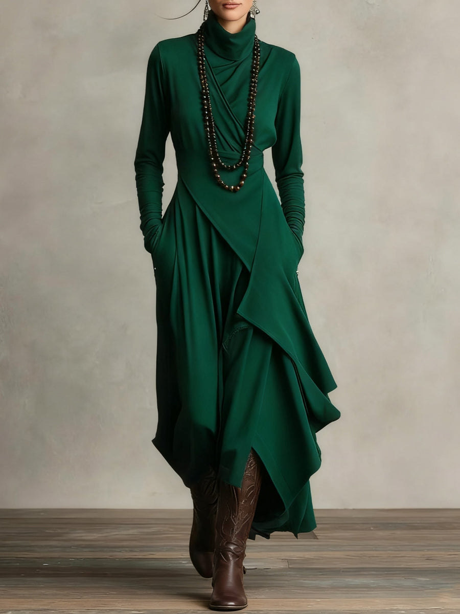 Katie | Asymmetric Maxi Tunic Dress