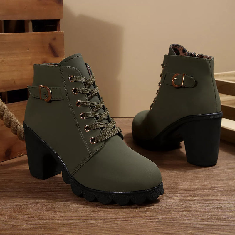 Marcella | Stylish Block Heel Boots