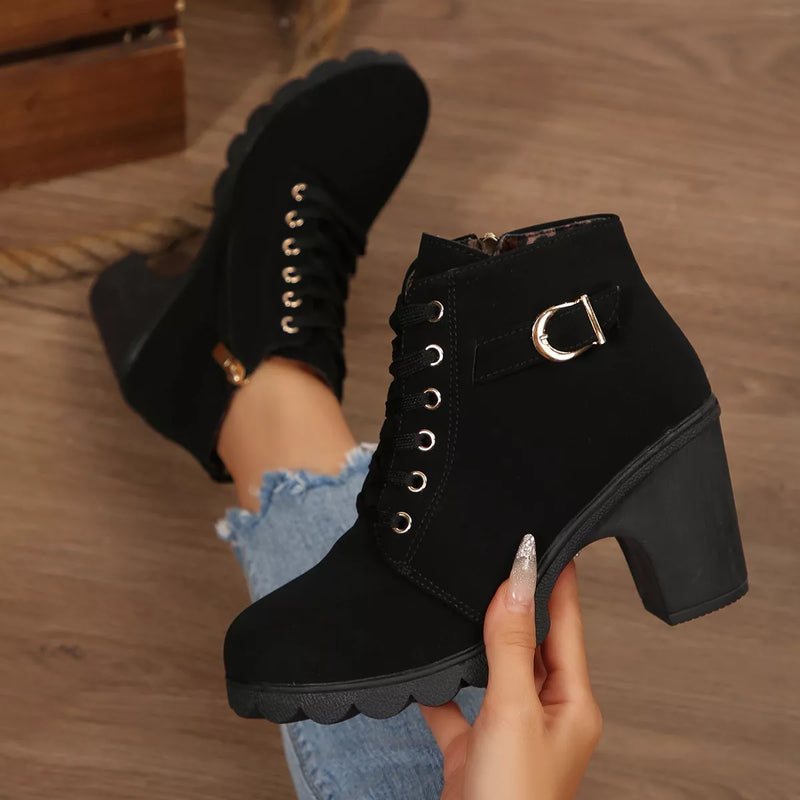 Marcella | Stylish Block Heel Boots