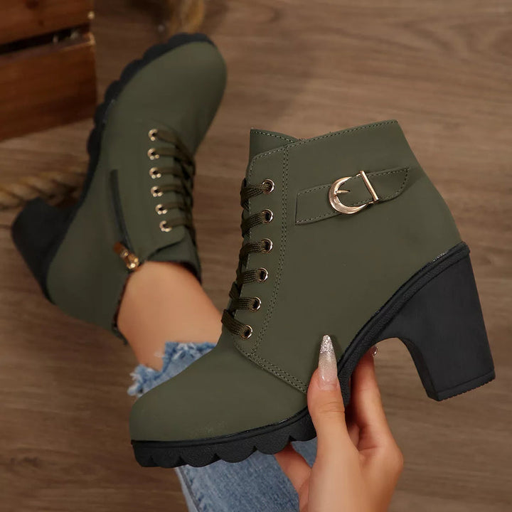 Marcella | Stylish Block Heel Boots