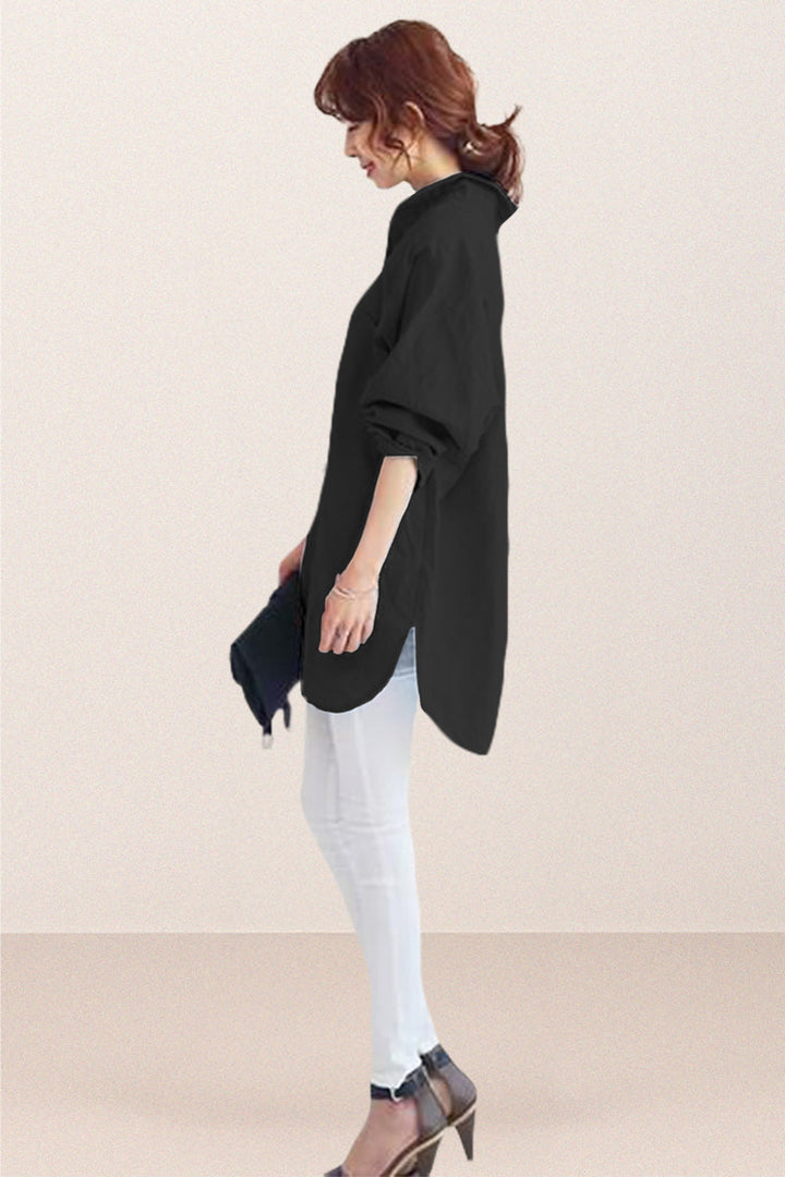 Oversized 100% Cotton Linen Shirt