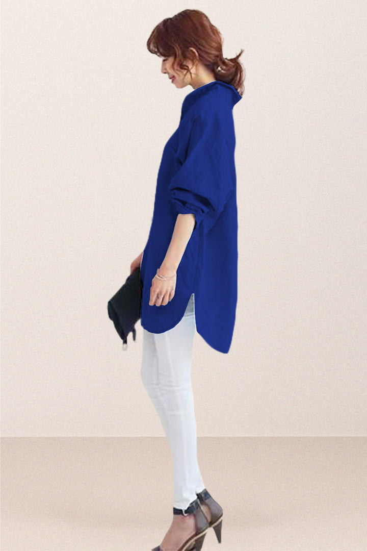 Oversized 100% Cotton Linen Shirt